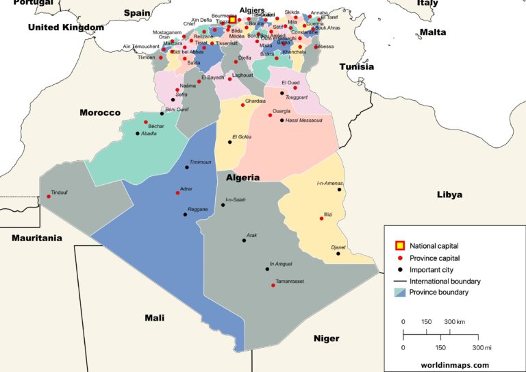 Algeria In Map And Data World In Maps