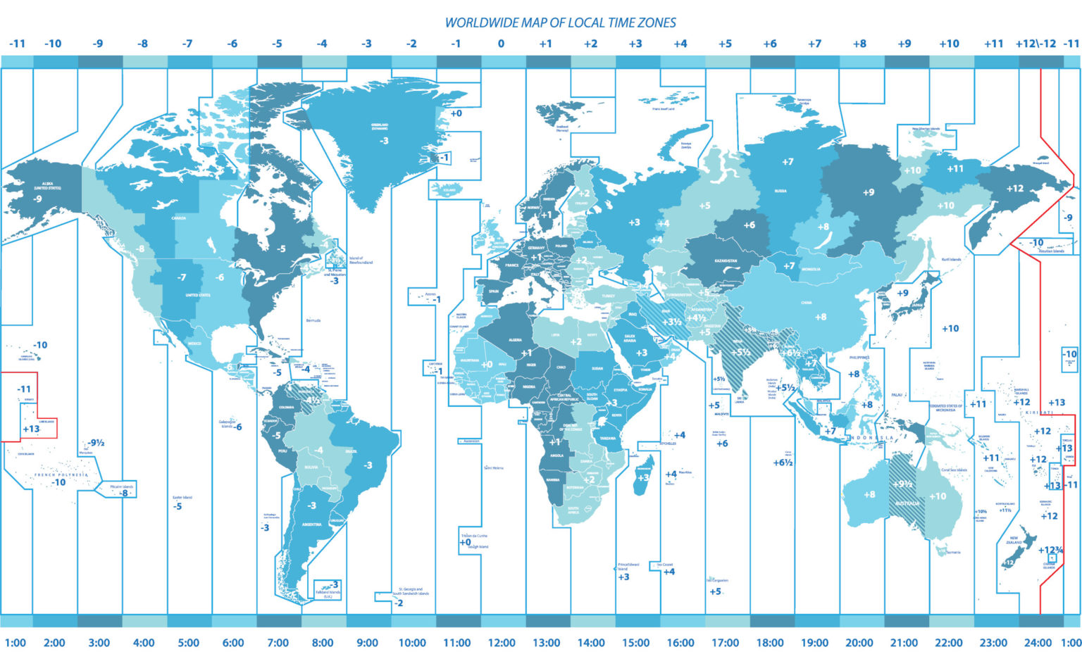 Map Of The World Time Zones With Current Times United States Map