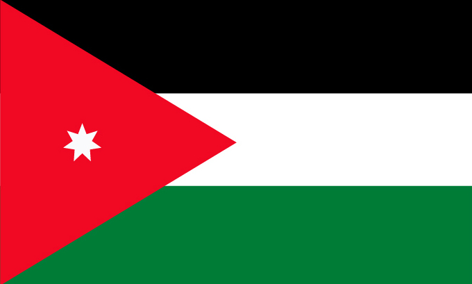 flag of Jordania