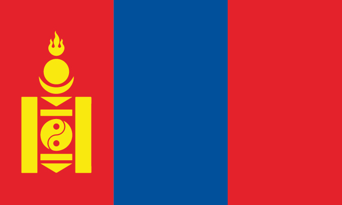 flag of Mongolia