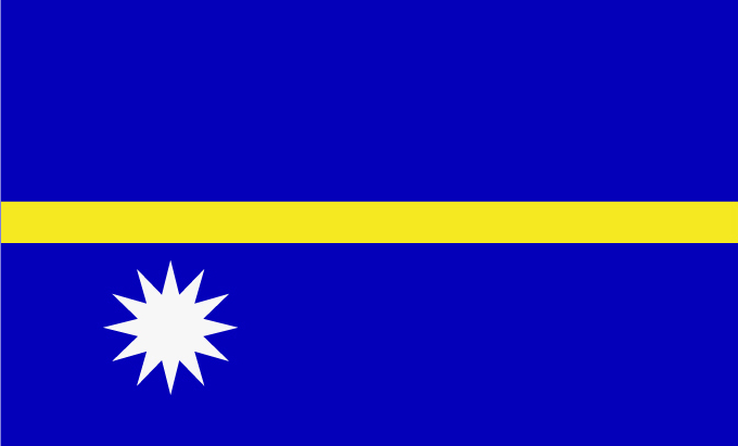 flag of Nauru