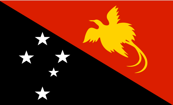 flag of Papua New Guinea