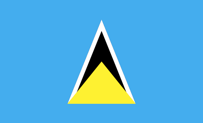 flag of Saint Lucia