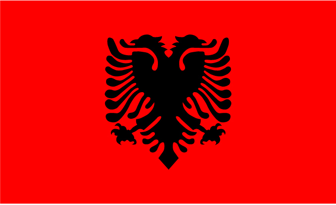 flag of Albania