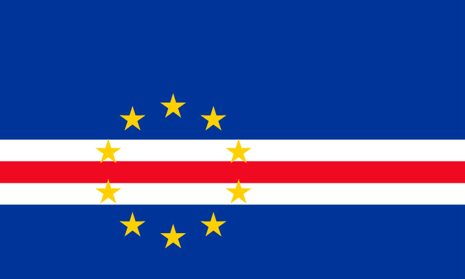 Flag of Cape Verde (or Cabo Verde)