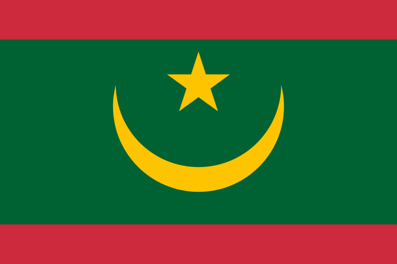 new flag of Mauritania