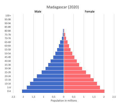 madagascar population pyramid data age structure