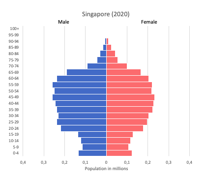 singapore population pyramid data age structure