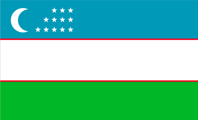 flag of Uzbekistan