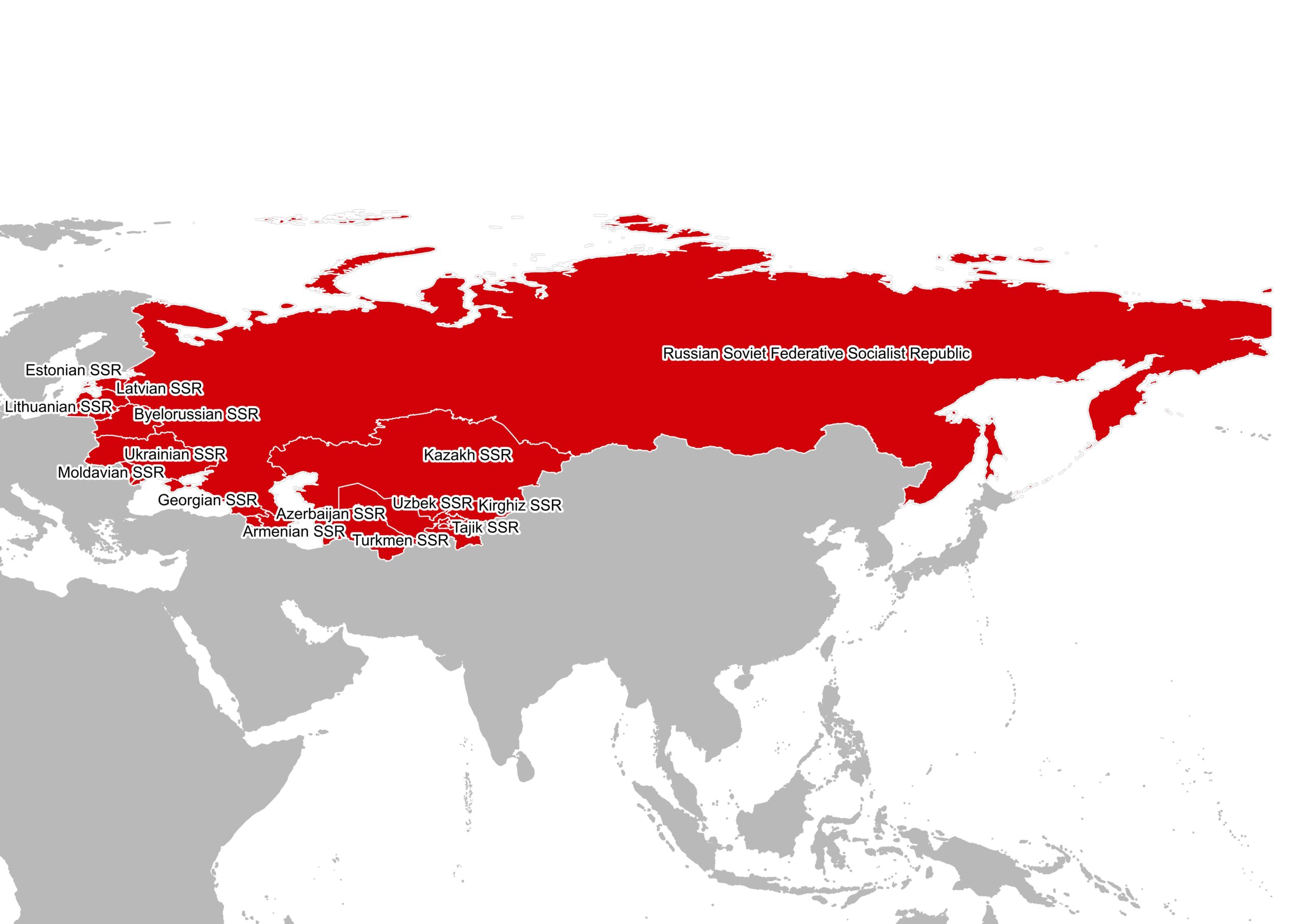 fall of soviet union map