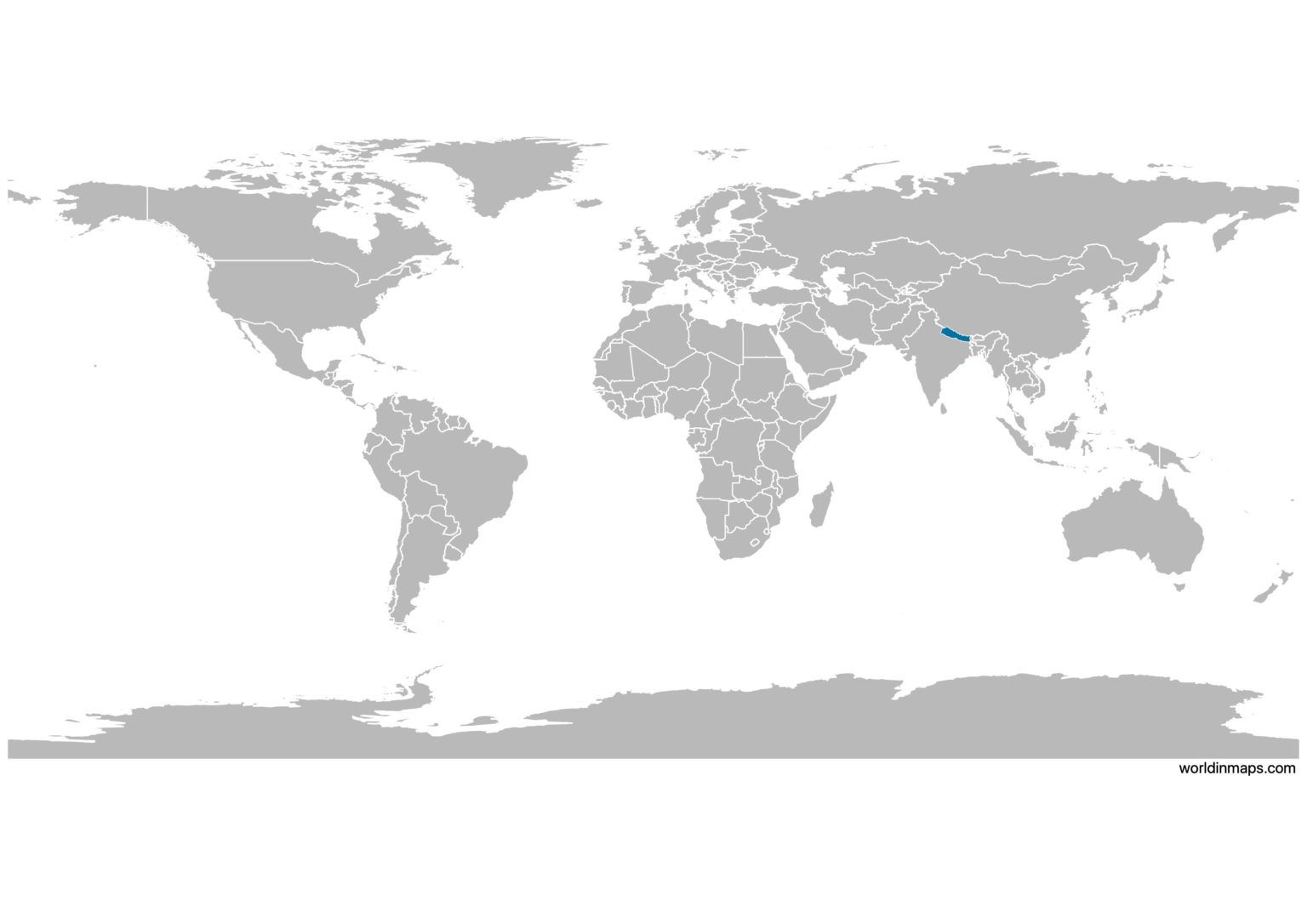 Nepal Data And Statistics World In Maps Nepal On The World Map 1536x1086