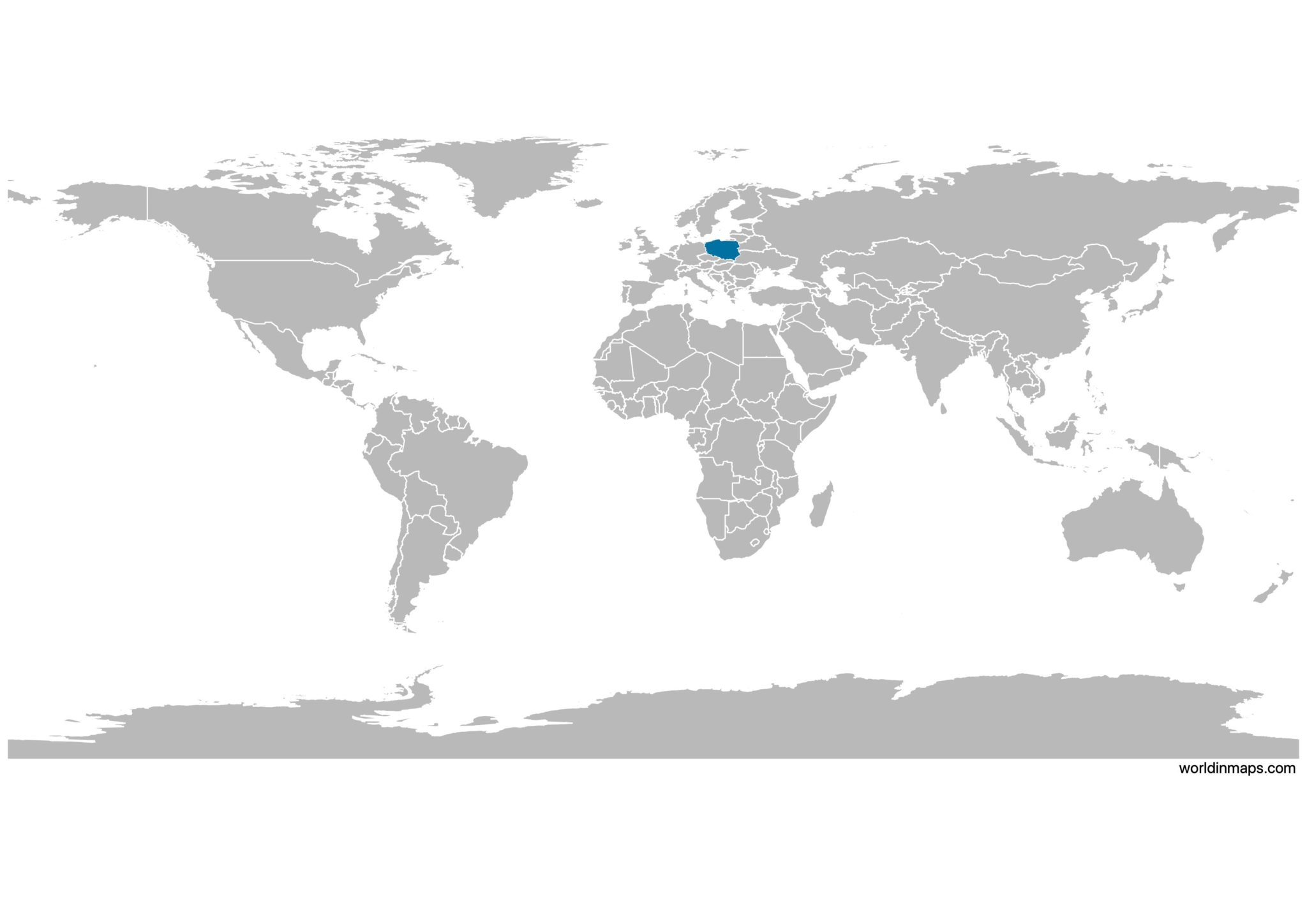 Poland Data And Statistics World In Maps Poland On The World Map 2048x1448