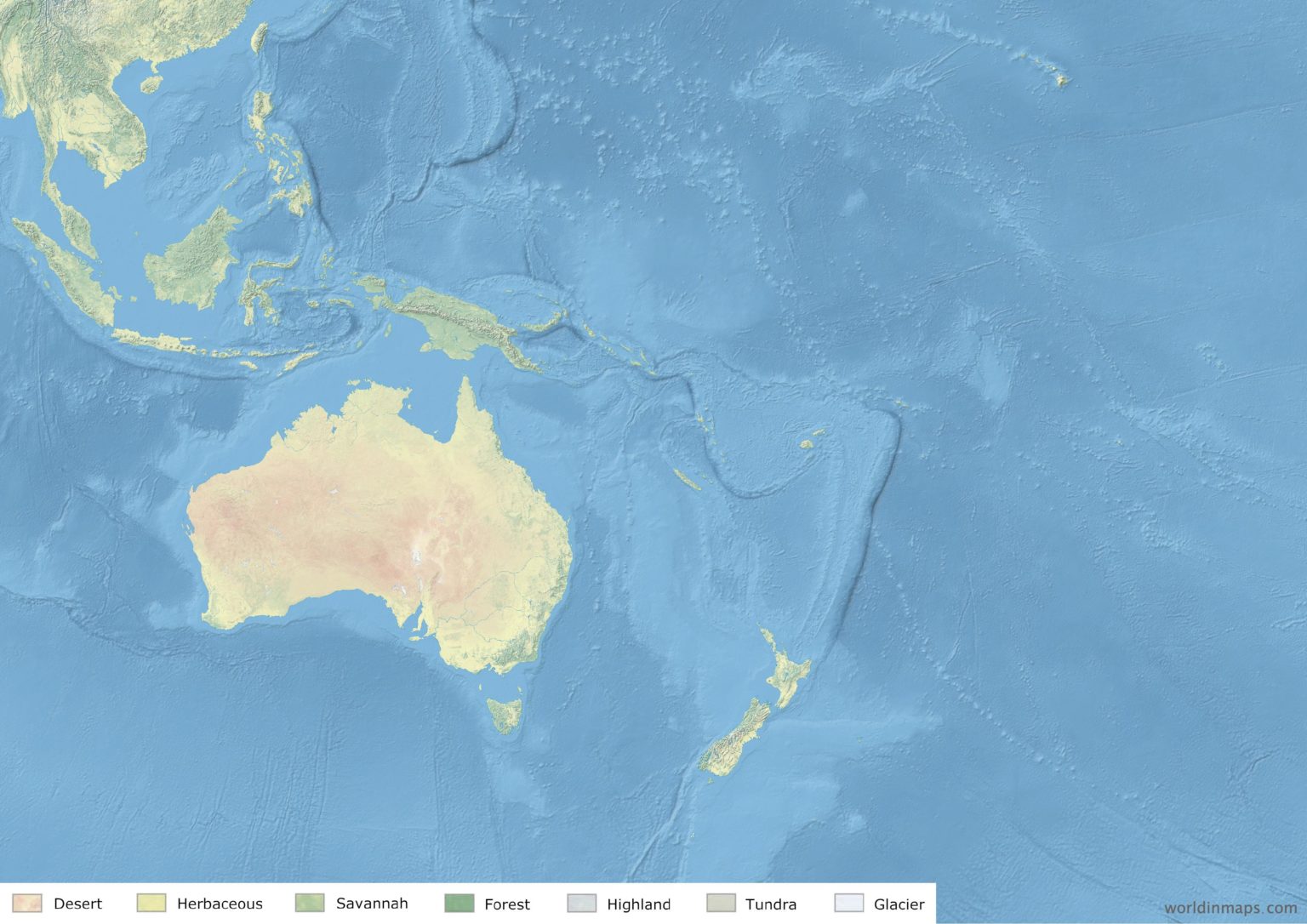 Land cover maps - World in maps