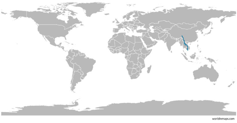 Mekong - World in maps