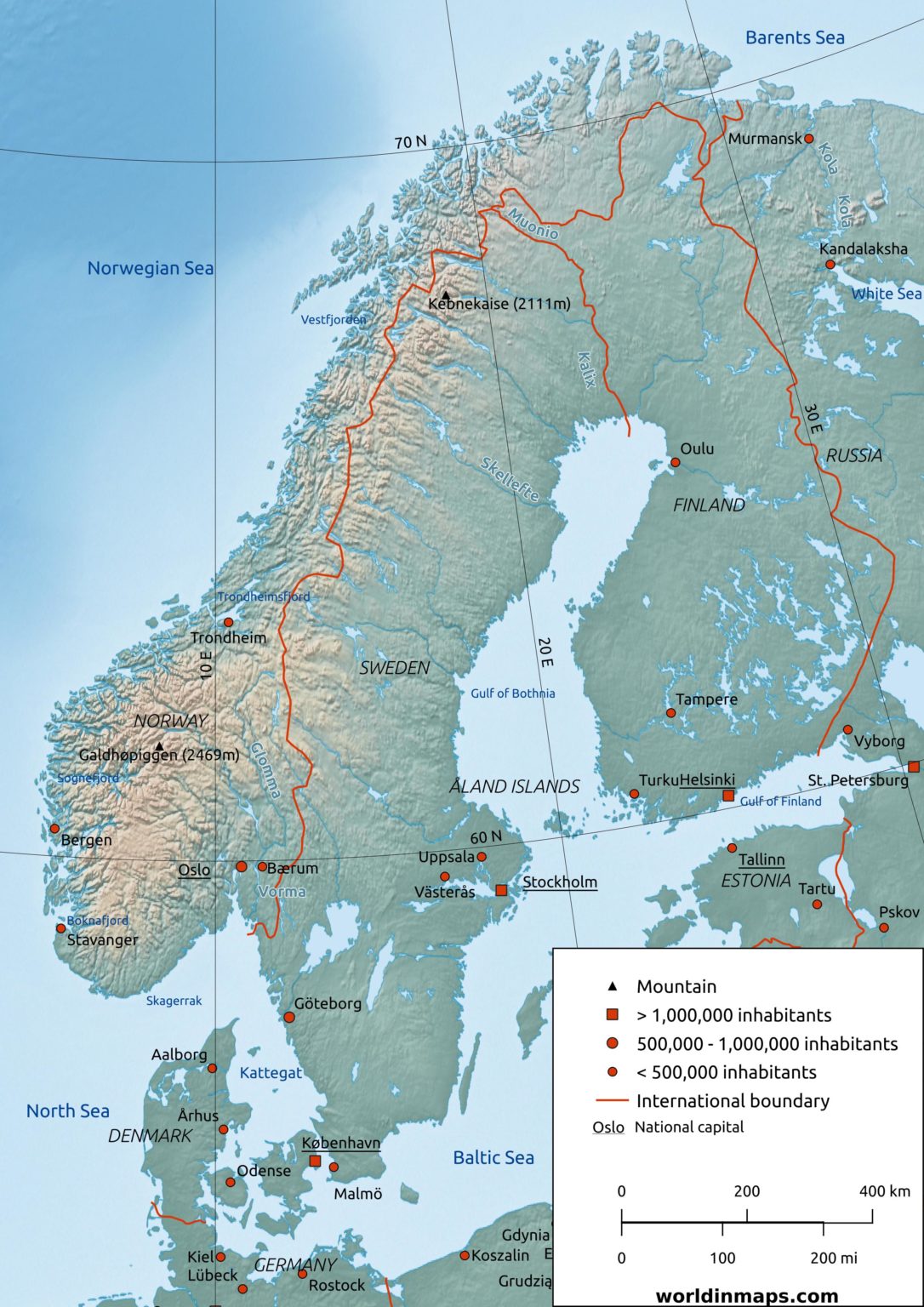 Scandinavia - World In Maps