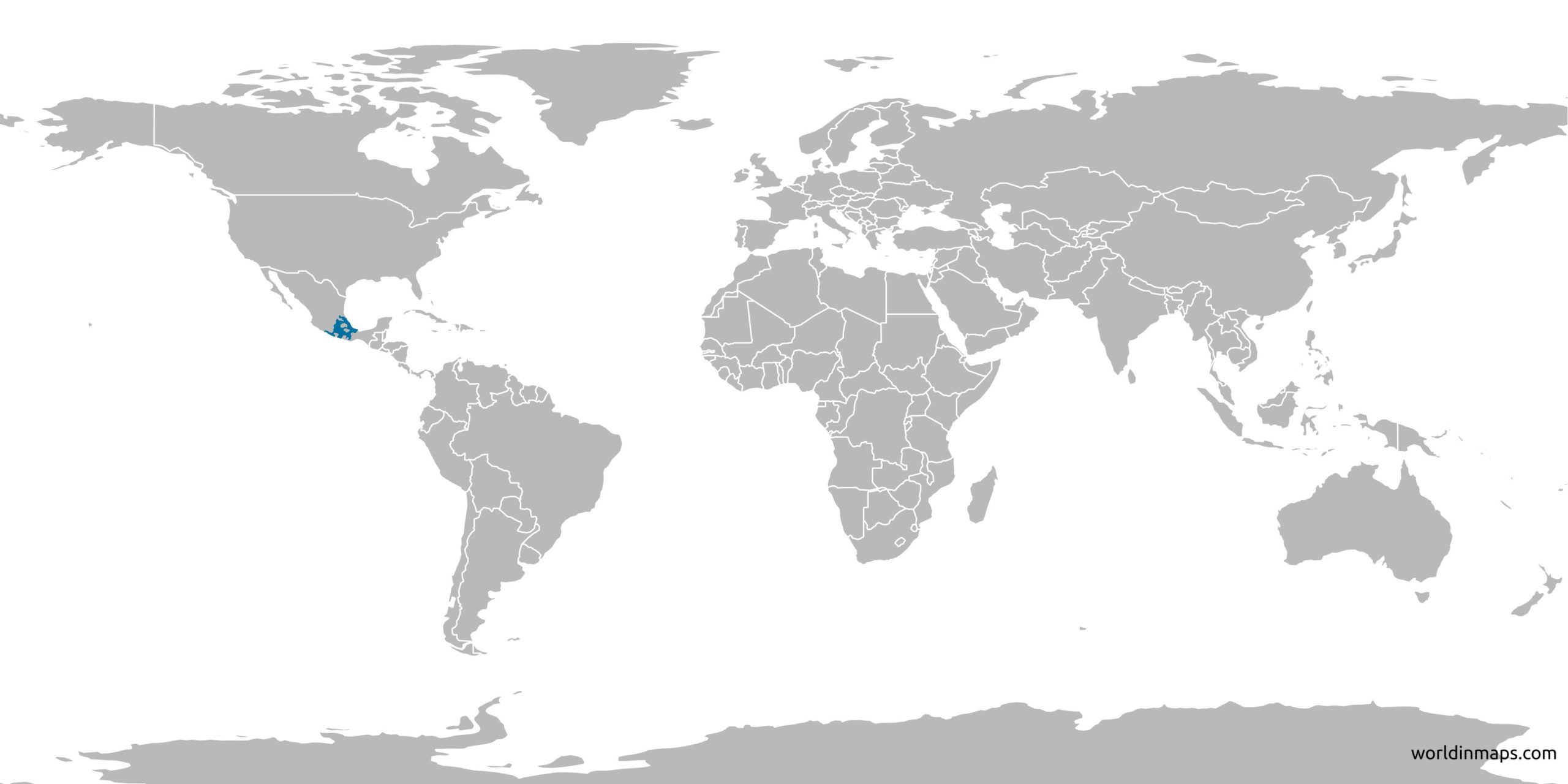 tenochtitlan on world map
