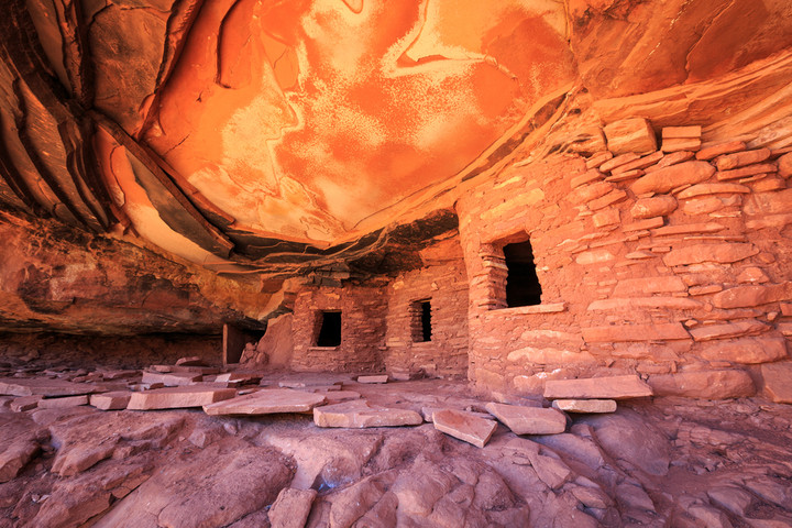 Ancestral Puebloans village in the Hovenweep National Monument