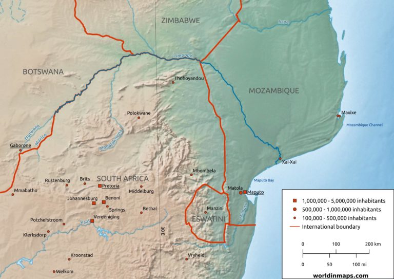 Limpopo river - World in maps