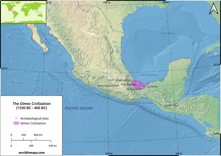 The Olmecs - World in maps
