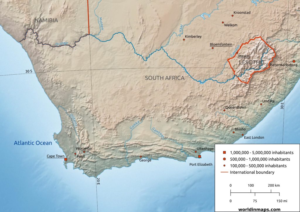 Orange River map