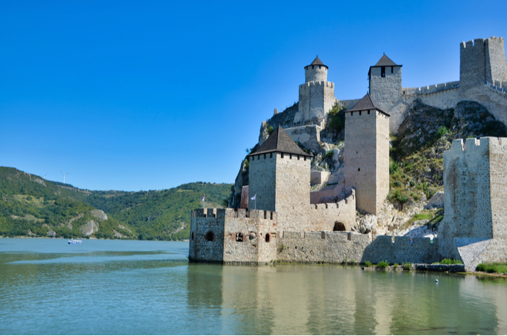 Picture of the Golubac Fortress