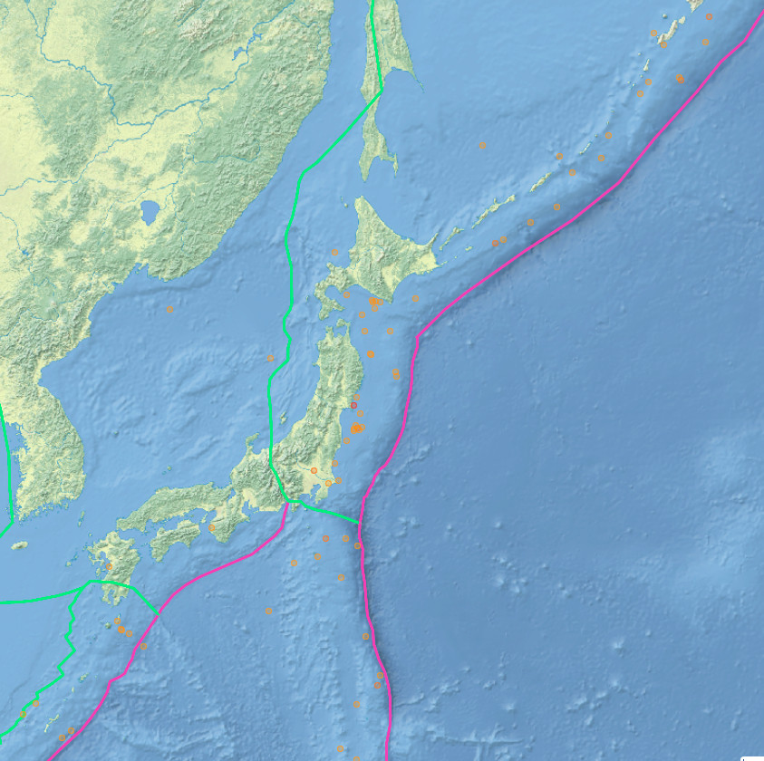 live earthquakes map