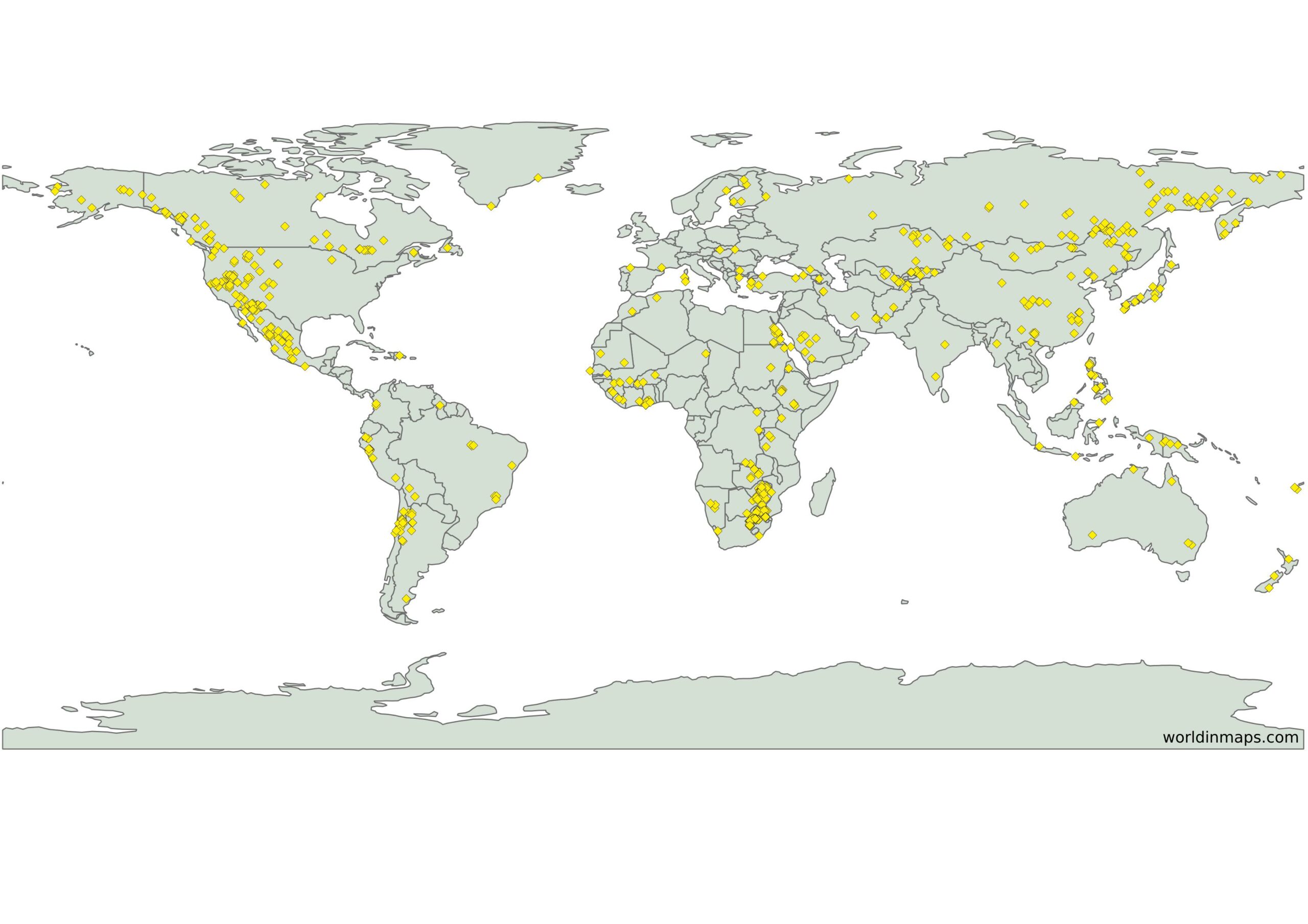 Gold World In Maps
