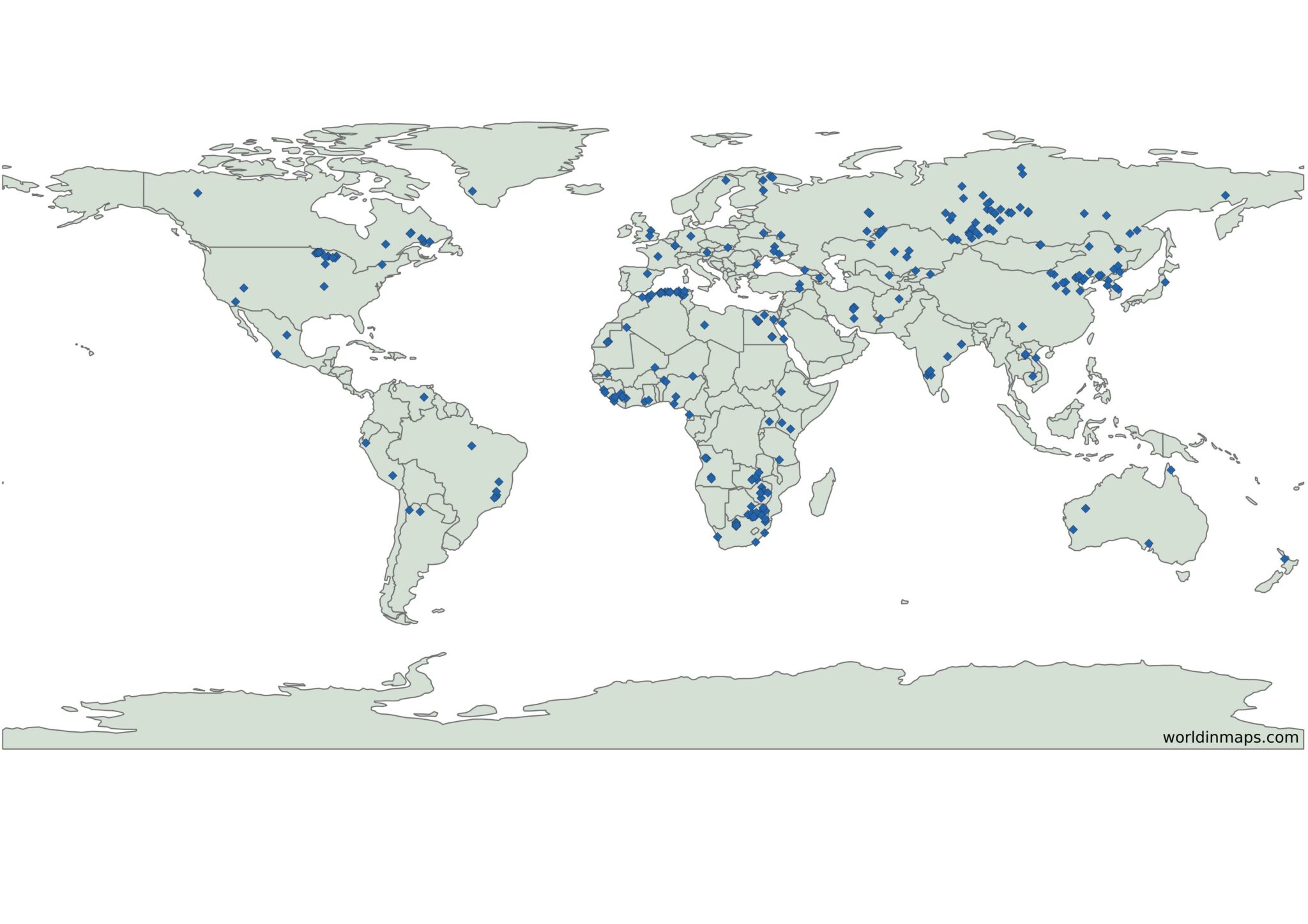 Iron ore world in maps