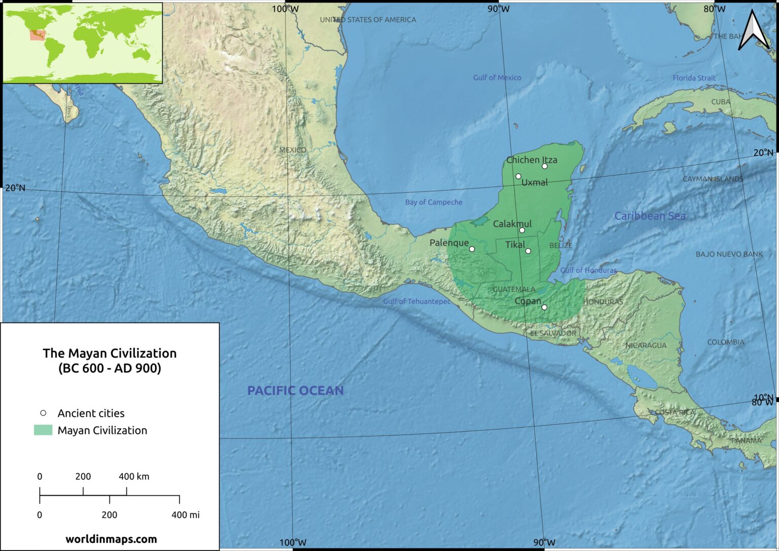 Mayan Civilization Map 1536x1086 