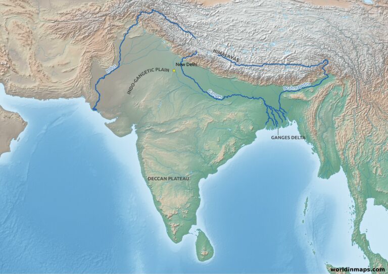 India data and statistics - World in maps